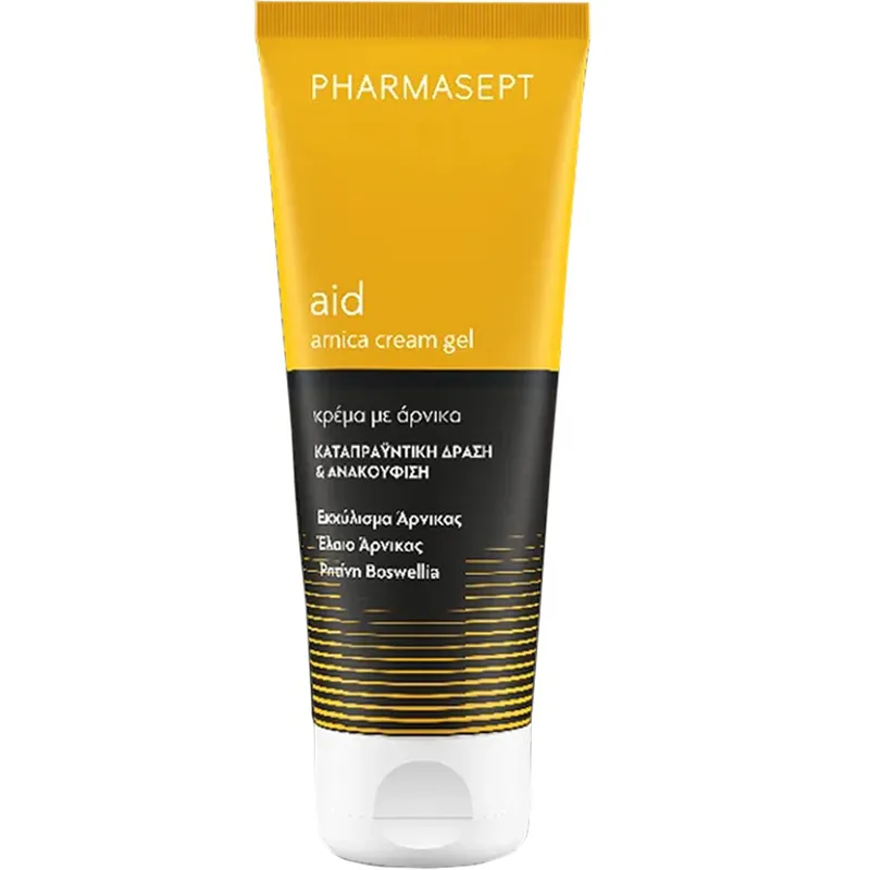 Pharmasept Aid Arnica Cream Gel Κρέμα Τζελ με Εκχύλισμα & Έλαιο Άρνικας με Καταπραϋντική Δράση & Ανακούφιση 75ml