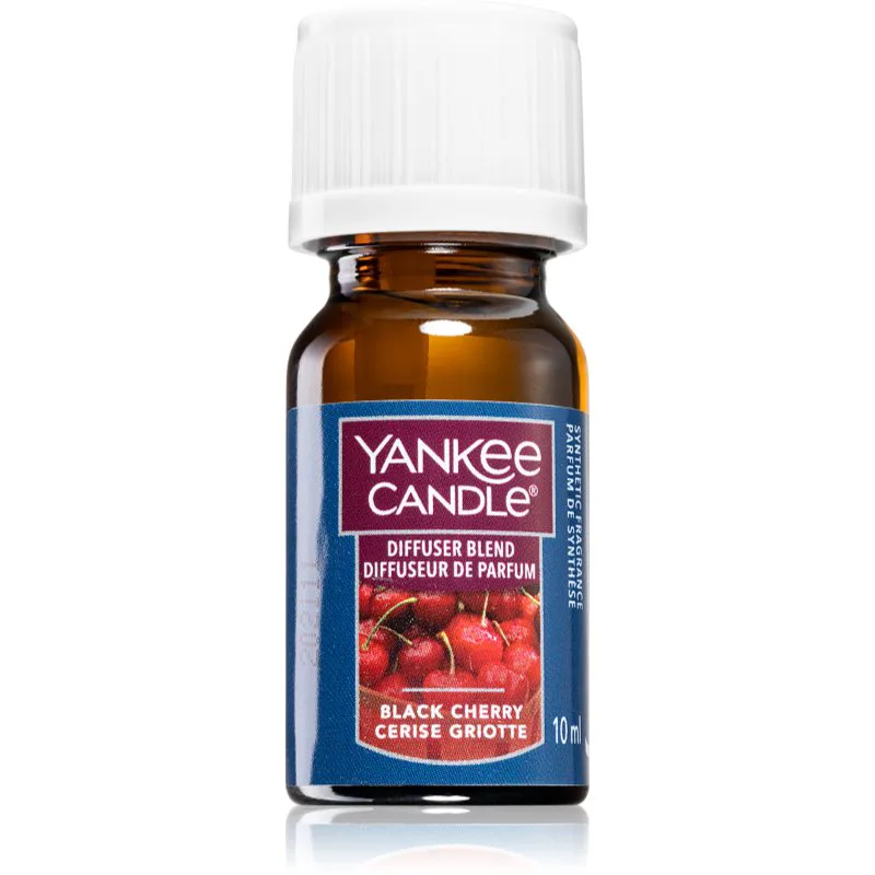 Yankee Candle Black Cherry ανταλλακτικό ηλεκτρικών διαχυτών 10 ml