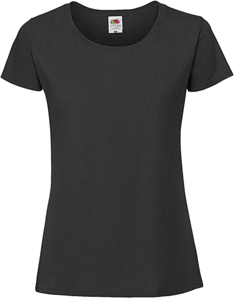 Γυναικειο Μπλουζακι Ringspun Premium T Fruit of the Loom 61-424-0 Black