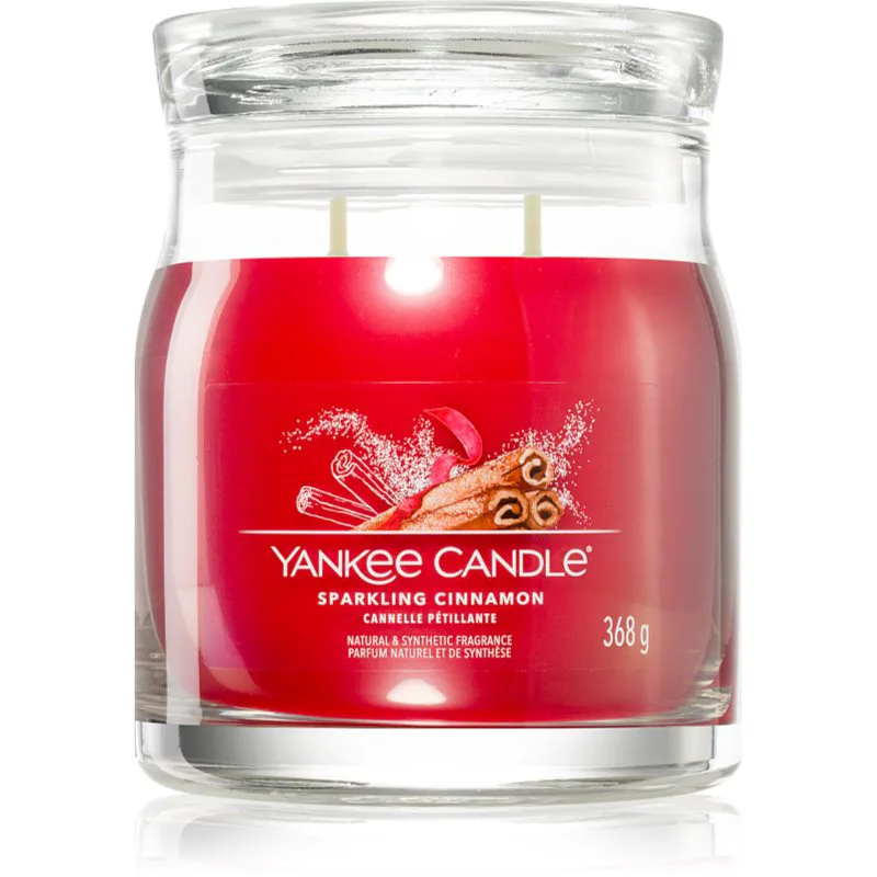 Yankee Candle Sparkling Cinnamon αρωματικό κερί 368 γρ