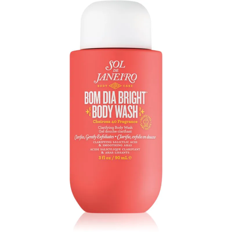 Sol de Janeiro Bom Dia™ Bright Body Wash απολεπιστικό τζελ για μπάνιο με λειαντικό αποτέλεσμα 90 ml