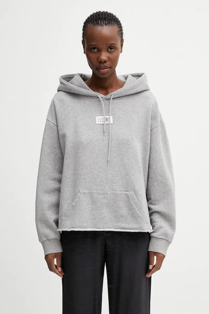 MM6 Maison Margiela Μπλούζα με κουκούλα Γυναικεία βαμβακερή