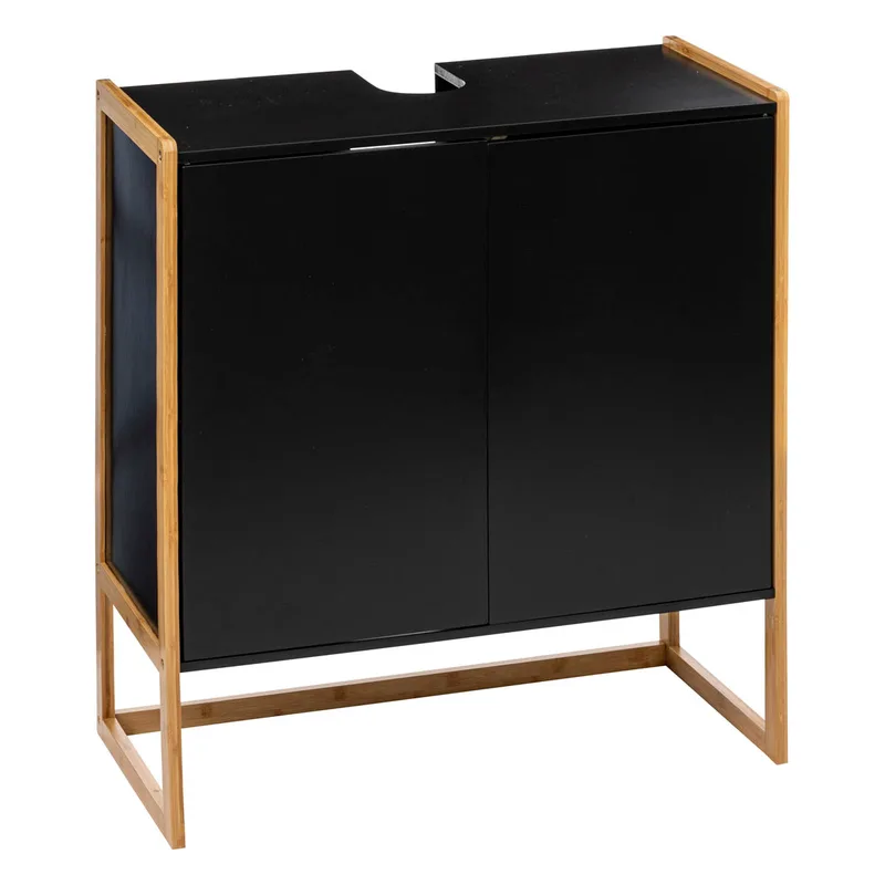 Ντουλάπι Νιπτήρα Μπάνιου (70x33x80) F-V Natureo Black 174889B