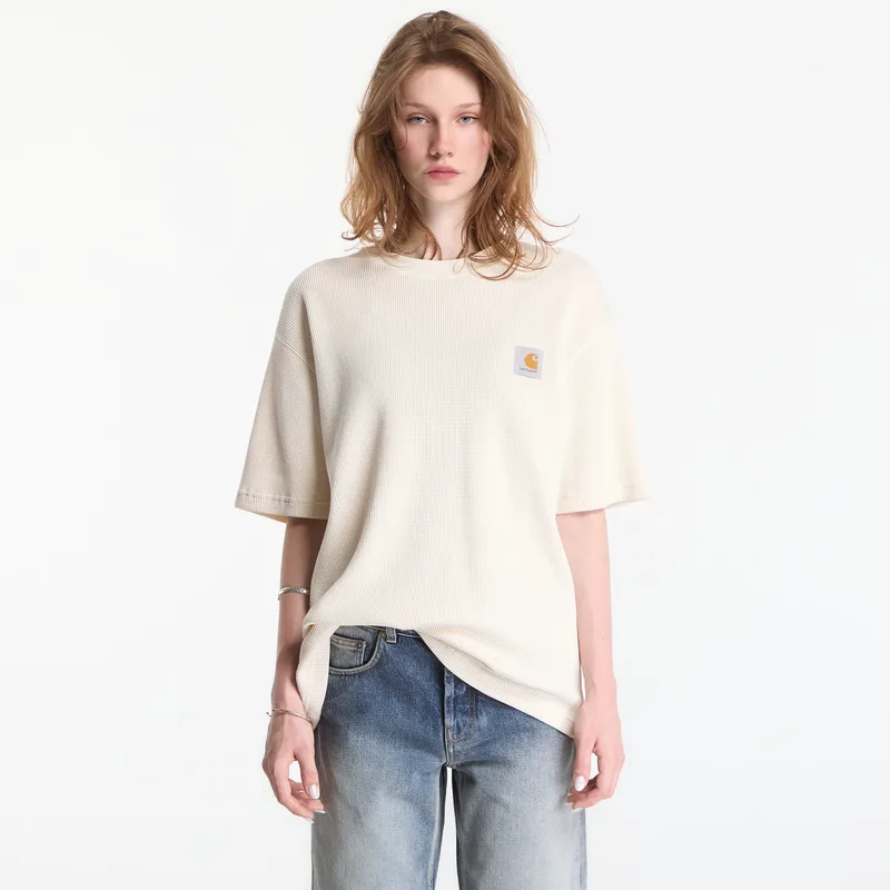 T-shirt Carhartt WIP S/S Nelson Waffle T-Shirt UNISEX Natural L