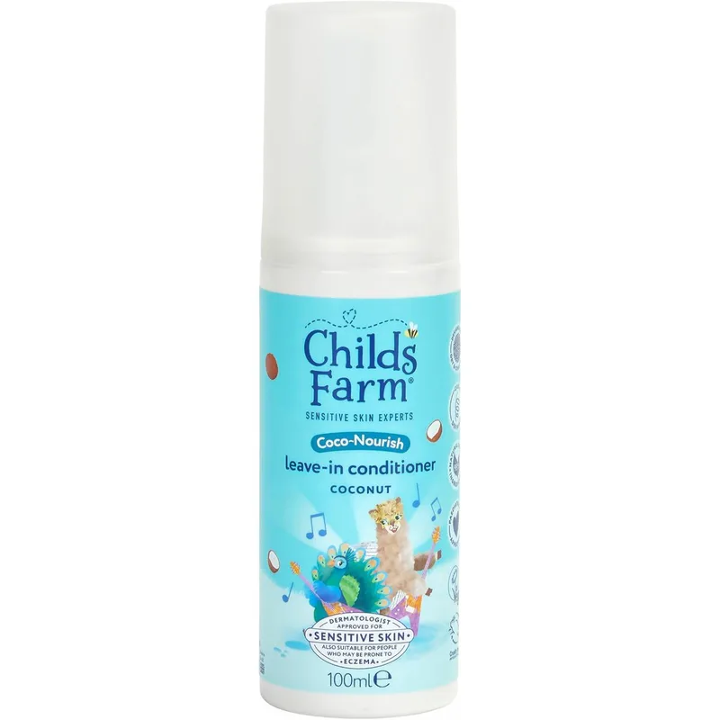Childs Farm Coco-Nourish Coconut Leave-In Conditioner Ενυδατικό Leave-In Σπρέι Θρέφει τα Ξηρά Μαλλιά & Ξεμπερδεύει Κόμπουςμε Άρωμα Καρύδας 100ml