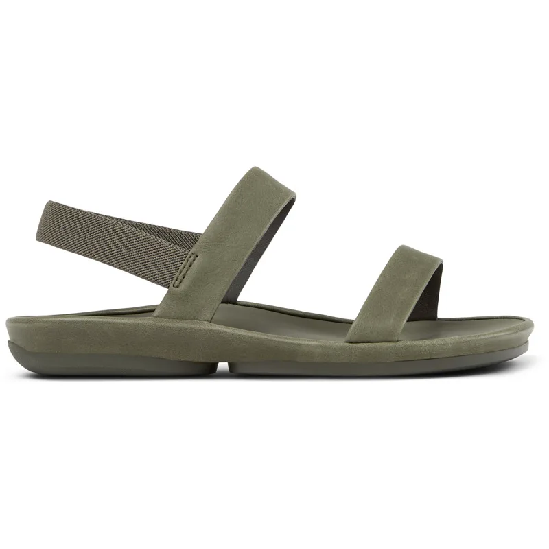 CAMPER Right Isla - Πέδιλα Για Γυναικεία - Πράσινο, Μέγεθος 40, Smooth leather