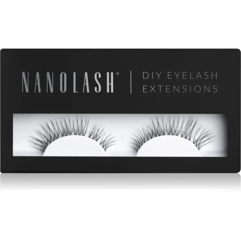 Nanolash DIY Eyelash Extensions αυτοκόλητες βλεφαρίδες σε τουφάκια χωρίς κόμπο Innocent 36 τμχ