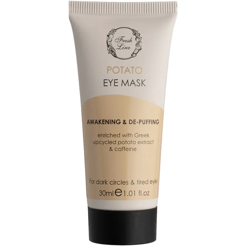 Fresh Line Awakening & De-Puffing Potato Eye Mask Μάσκα Αναζωογόνησης Ματιών με Εκχύλισμα Πατάτας & Καφεΐνης για Φωτεινό & Ξεκούραστο Βλέμμα Κατάλληλη για Όλους τους Τύπους Επιδερμίδας 30ml
