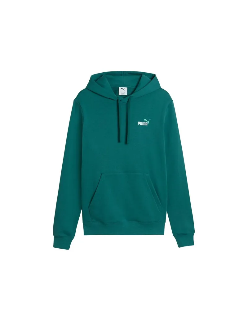 Puma ESS 2 Color Small No 1 Logo Hoodie Green 684719 41