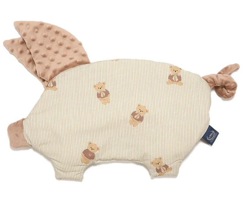 Sleepy Pig Baby Bear - Mocca