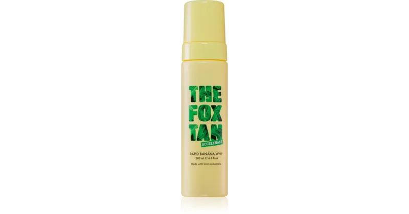 The Fox Tan Rapid Banana Whip Tan Accelerator and Prolonger Without SPF 200ml