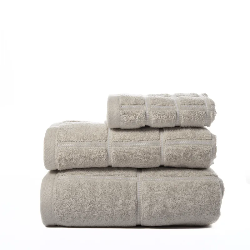 Σετ πετσέτες 3τεμ. FLUFFY Light Grey