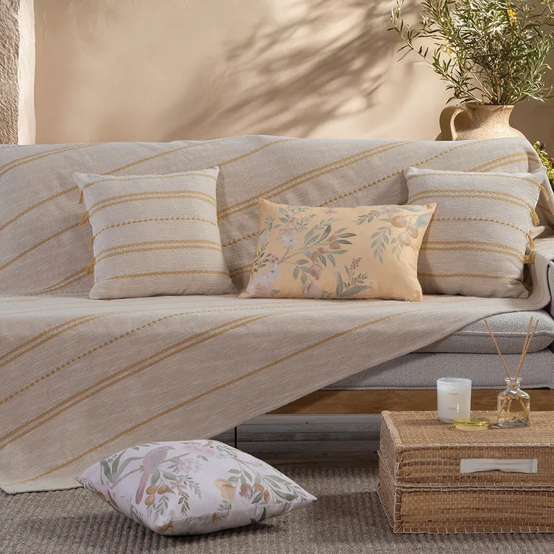 Ριχτάρι Τετραθέσιου 180X350 Nef Nef Bleeze Natural/Yellow (180x350)