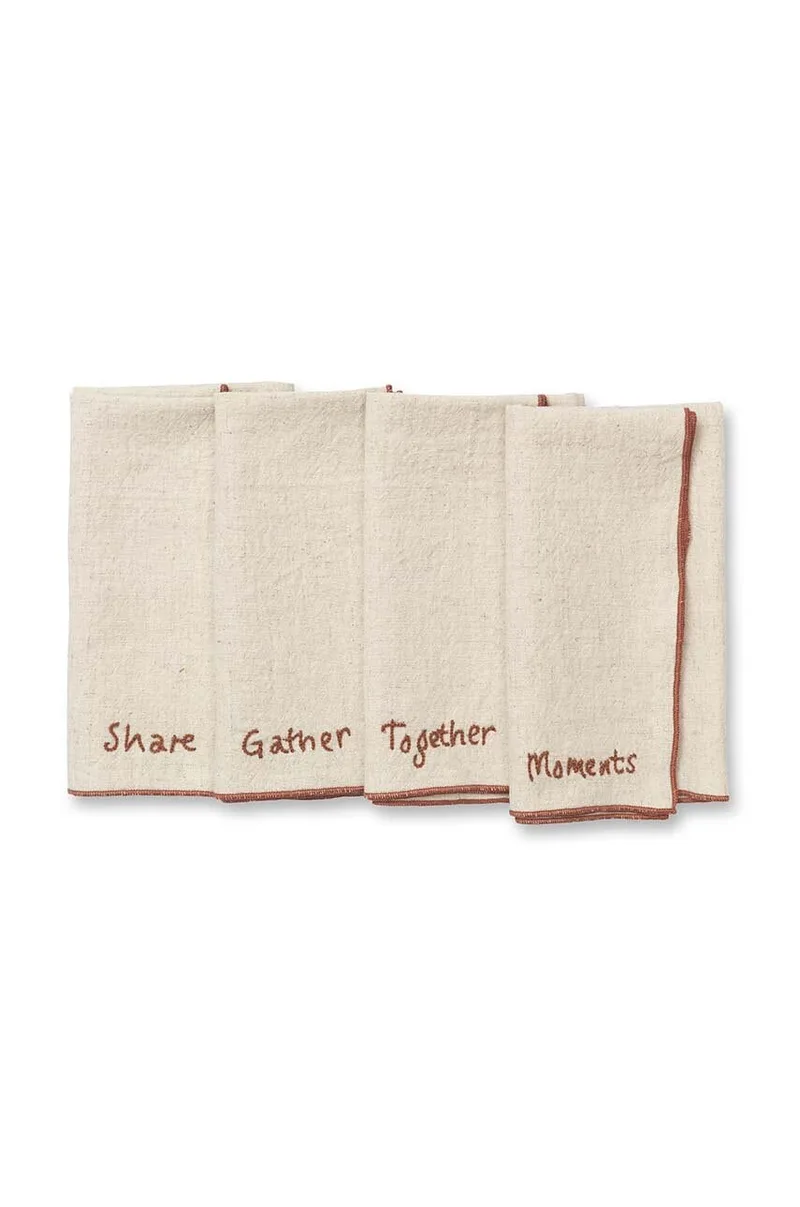 Σετ χαρτοπετσέτες ferm LIVING Occasion 4-pack
