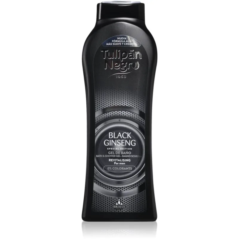 Tulipán Negro Black Gingseng τζελ για ντους για άντρες 650 ml
