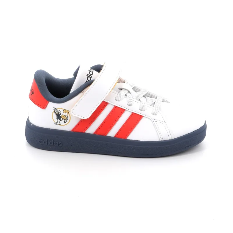 Παιδικό Αθλητικό Παπούτσι για Αγόρι Adidas Grand Court Mickey-Donald Duck EL C Χρώματος Λευκό IF4061