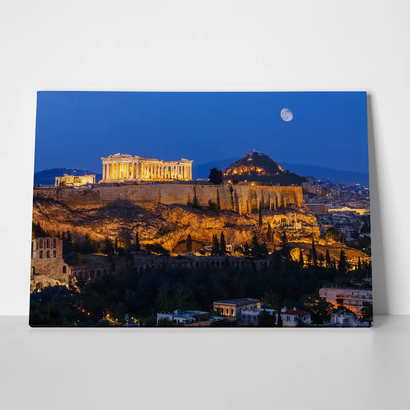 Πινακας σε καμβά ACROPOLIS NIGHT