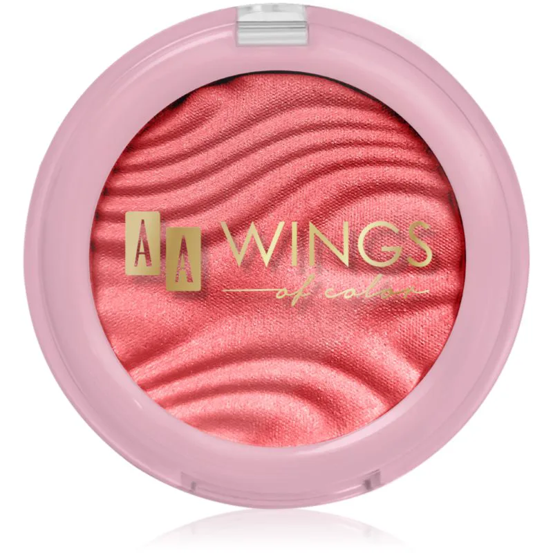 AA Wings of Color Blush & Go συμπαγές ρουζ απόχρωση 03 Coral Ροζ 4.5 γρ