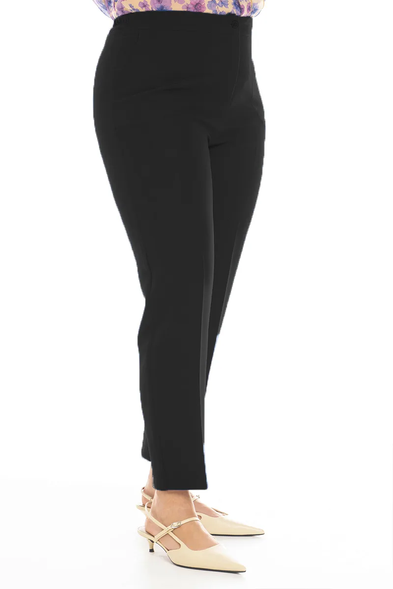 Παντελόνι plus size Monaco σε μαύρο χρώμα