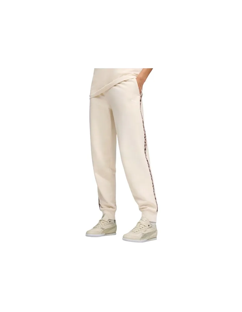 Puma ESS Graphic Animal Comfort Women's Pants Μπεζ 692464 87