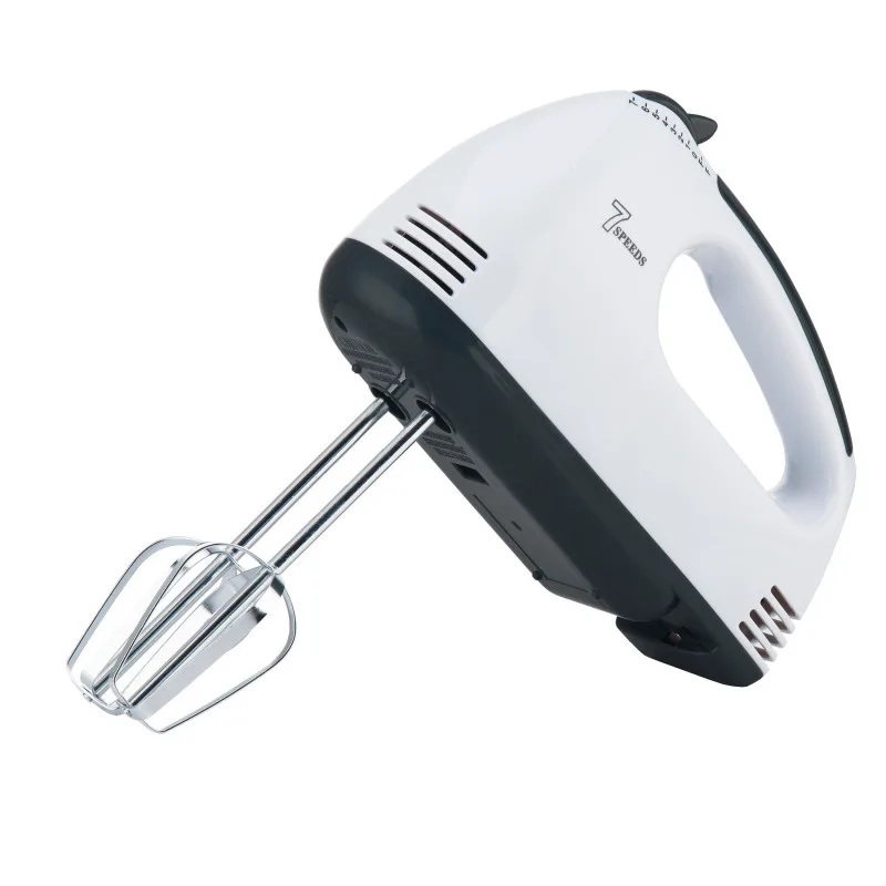 Μίξερ Χειρός Rosberg R51110G, 200W, 7ρυθμίσεις ταχύτητας, Αναδευτήρες χρωμίου, Λευκό/Μαύρο
