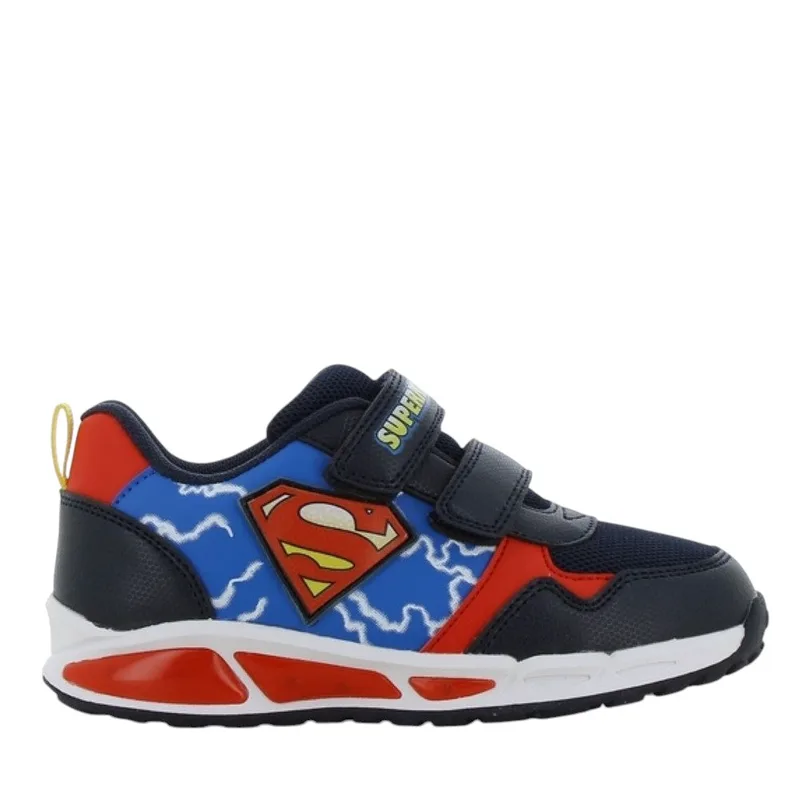SUPERMAN Αθλητικό με Φωτάκι Led 25-33 - Μπλε - SN000245/09