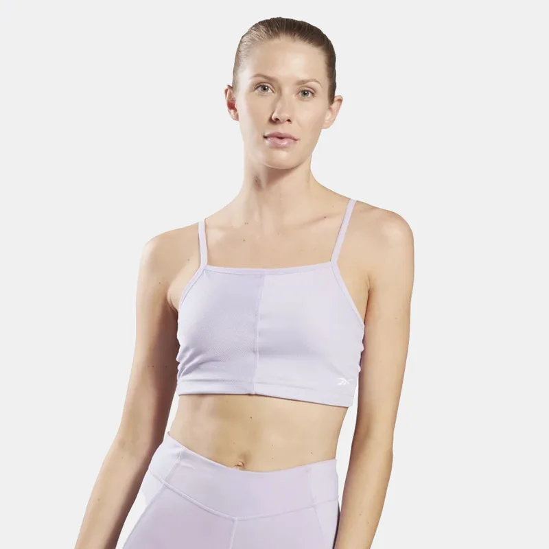 Reebok Sport Yoga Rib Γυναικείο Cropped T-Shirt (9000136382_67106)