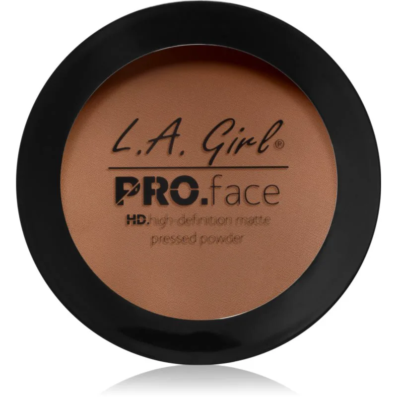 L.A. Girl Cosmetics PRO. Face HD συμπαγής πούδρα με ματ αποτελέσματα απόχρωση Medium Μπεζ 7 γρ