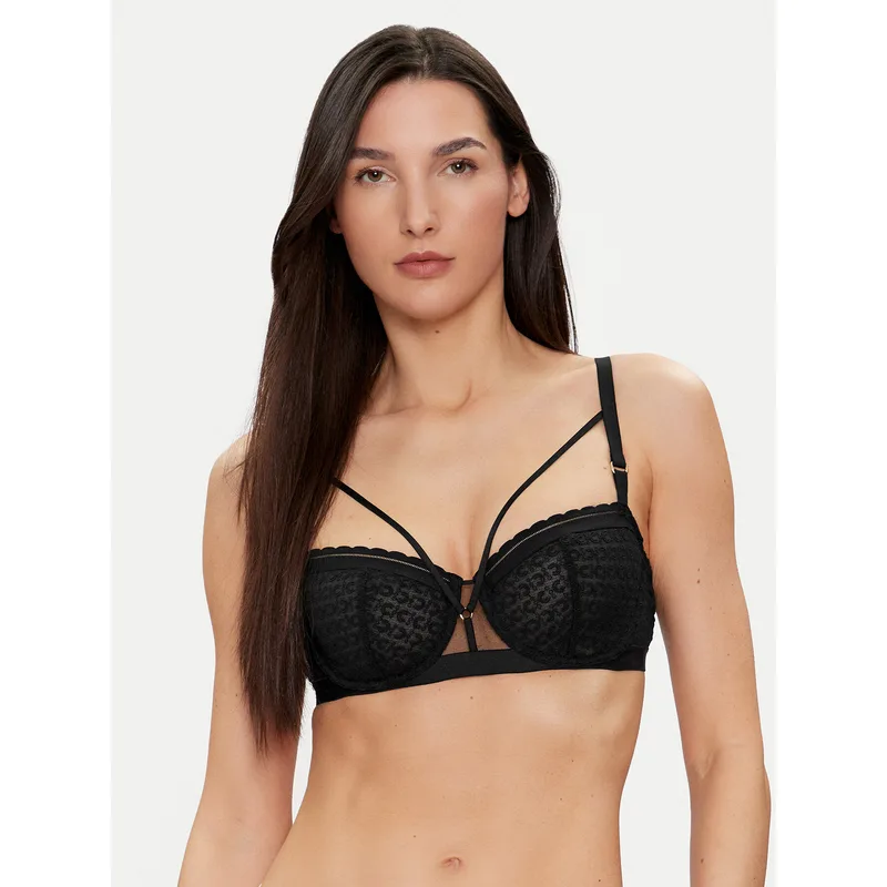 Chantelle Σουτιέν Balconette Monogram C11ZM5 Μαύρο