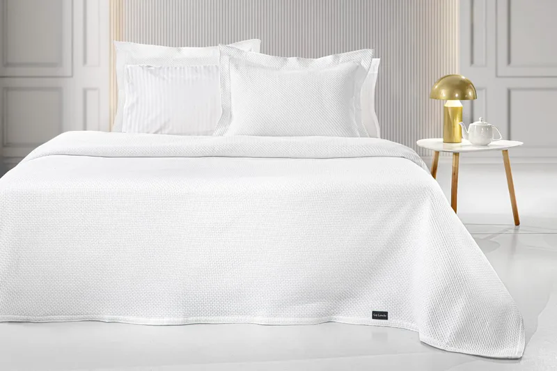 Κουβέρτα Ημίδιπλη Guy Laroche Slalom White 180x260