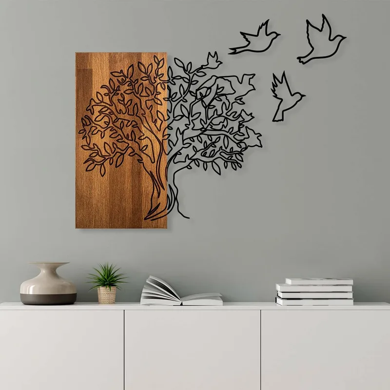 Διακοσμητικό Τοίχου (61x58) A-G Tree And Birds 891TNL2348