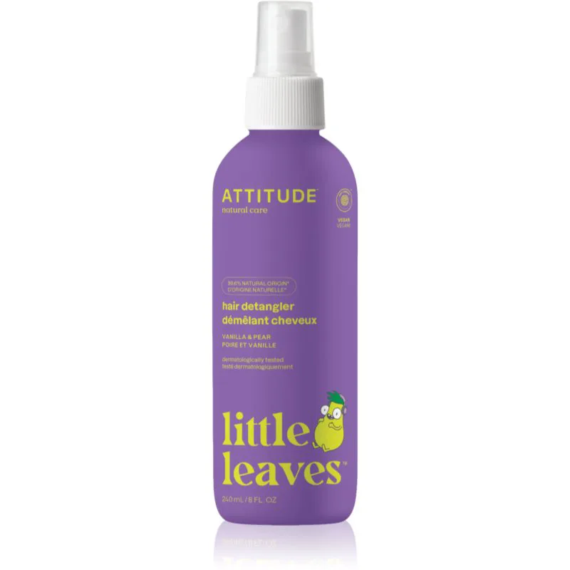 Attitude Little Leaves Vanilla & Pear σπρέι για εύκολο χτένισμα μαλλιών για παιδιά 240 ml