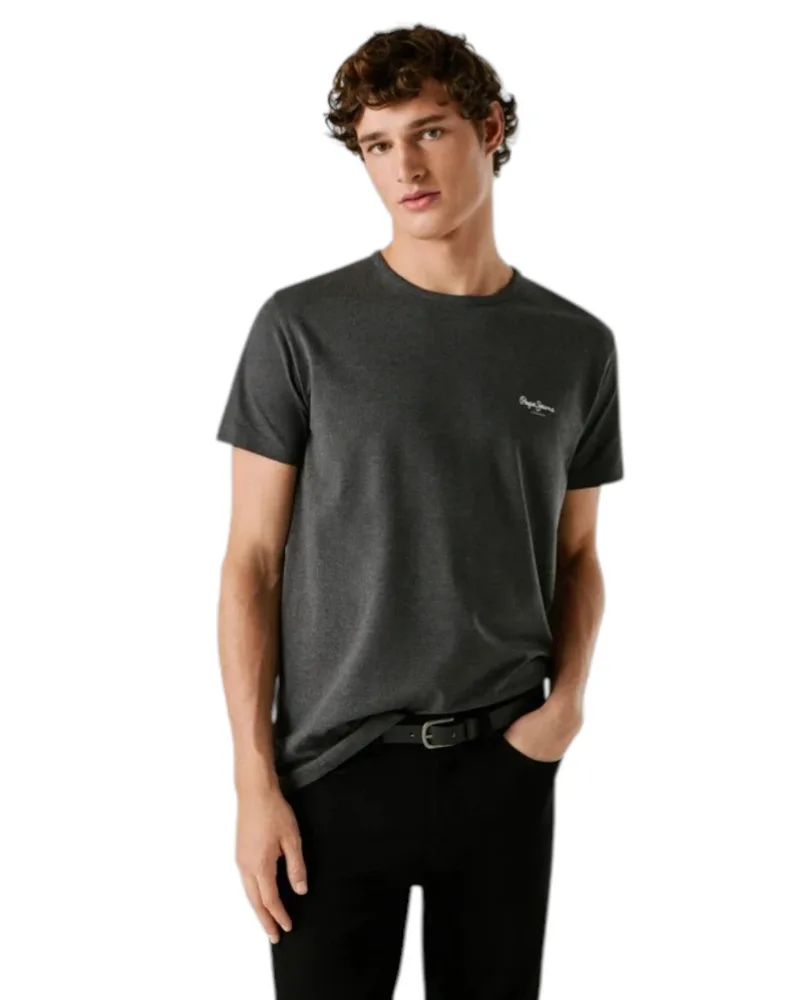 Pepe Jeans Ανδρική Μπλούζα Original Basic 3N T-Shirt PM5010180-963 Γκρι