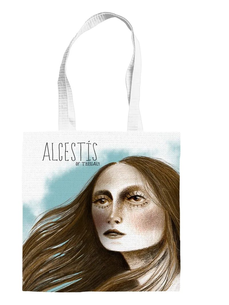 Τσάντα Υφασμάτινη Σουέτ Alcestis of Thessaly