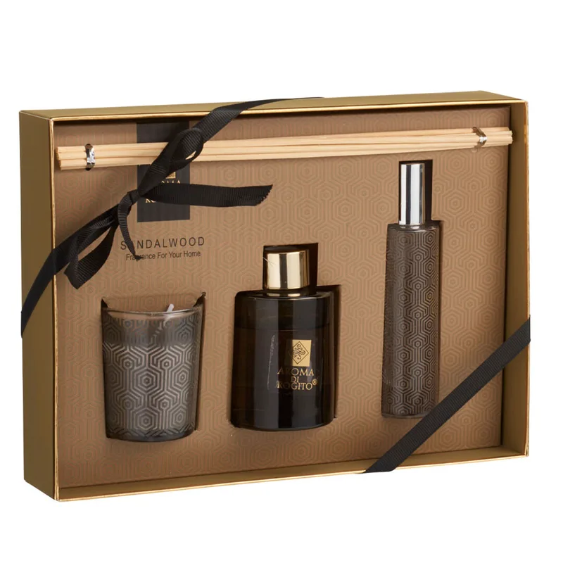 Σετ Αρωματικών Χώρου Sandalwood MRShome 0016002 - MRS HOME - sl-DF-0016002