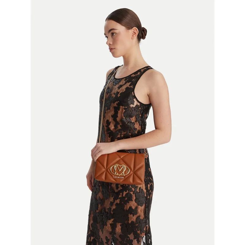 Τσάντα LOVE MOSCHINO JC4043PP1OLC0200 Καφέ