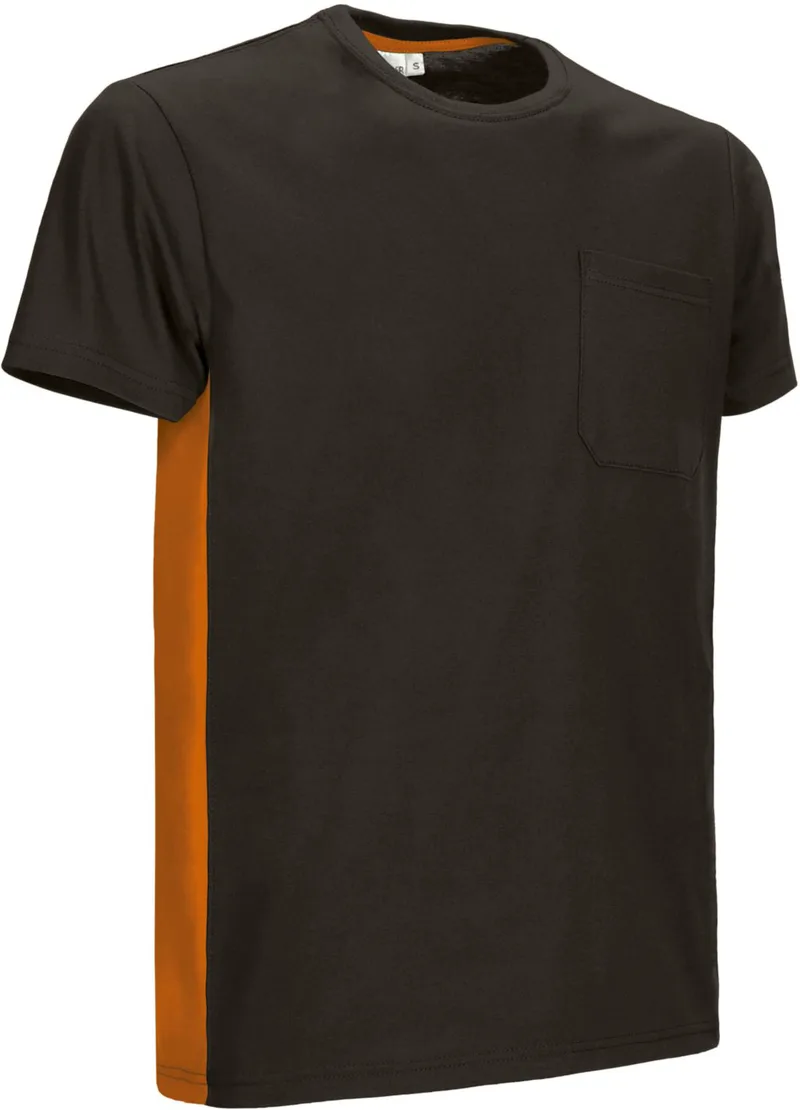 T-Shirt THUNDER Valento CAVATHUNN Black-Party Πορτοκαλί