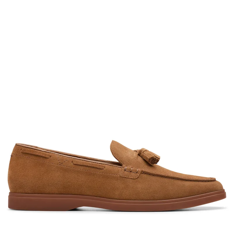 Μοκασίνια Clarks Torford Tassel 26180333 Καφέ