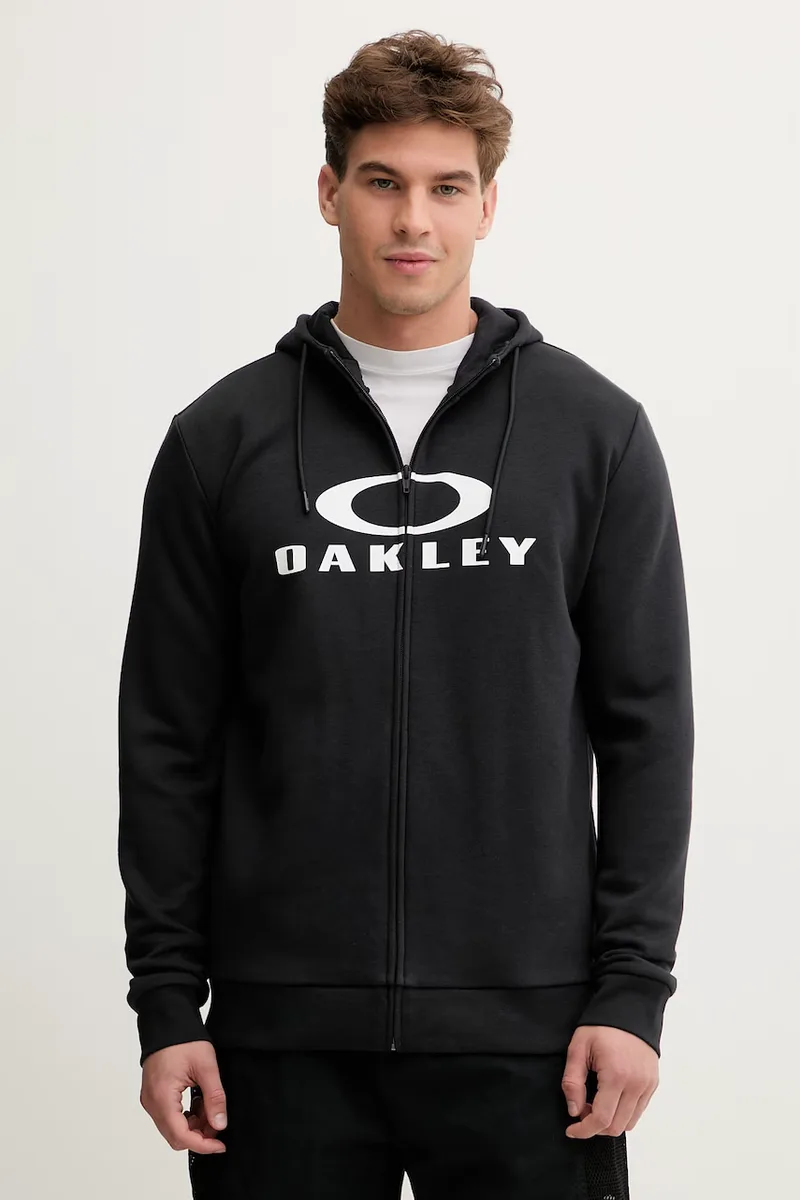 Oakley Μπλούζα με κουκούλα και κουμπιά ανδρική με βαμβάκι