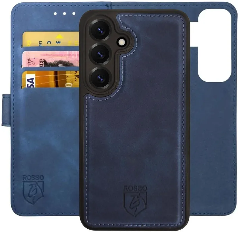 Θήκη Samsung Galaxy S25 Κόκκινο Element 2 in 1 PU Πορτοφόλι - Blue (8719246463280)