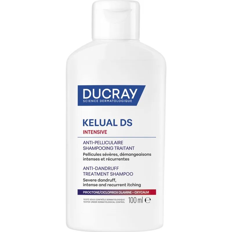 Ducray Kelual DS Intensive Anti Dandruff Shampoo Σαμπουάν Αγωγής Κατά της Σοβαρής Πιτυρίδας & του Έντονου & Επαναλαμβανόμενου Κνησμού 100ml