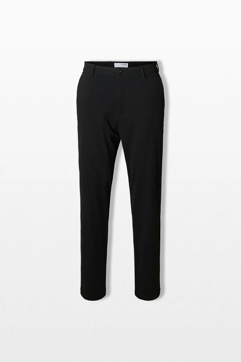 SELECTED HOMME Ανδρικό Μαύρο Slim Fit Tapered Trousers
