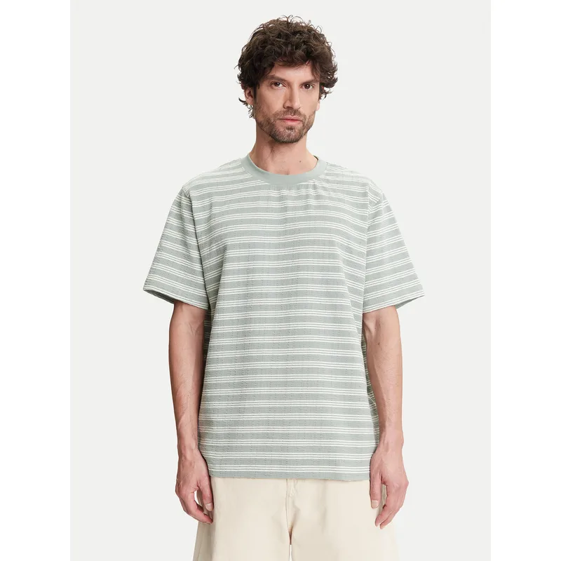 Selected Homme T-Shirt 16097659 Πράσινο Regular Fit