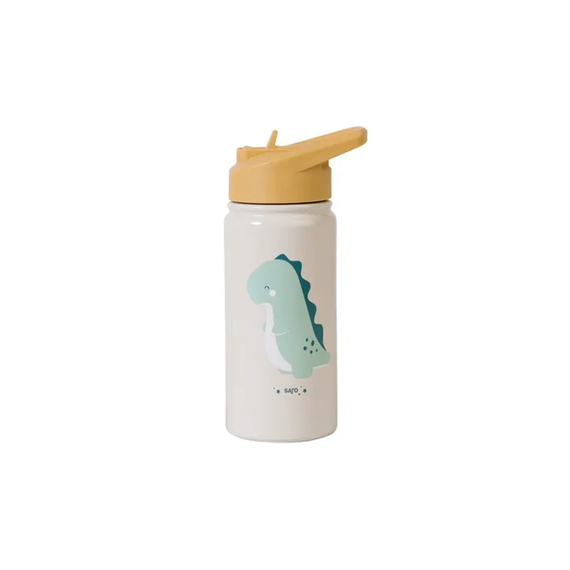 Παγούρι - Θερμός 350ml Με Καλαμάκι Saro Dinos 74504