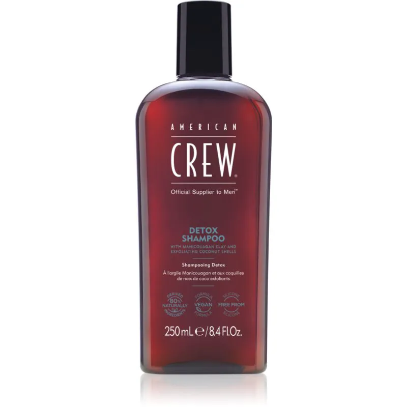 American Crew Detox Shampoo σαμπουάν για τα μαλλιά για άντρες 250 ml