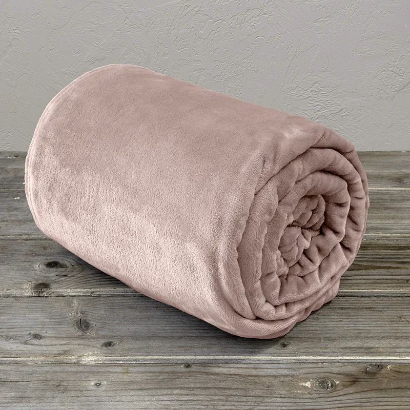 Κουβέρτα Fleece Υπέρδιπλη 220X240 Kocoon Meleg Light Ροζ (220x240)