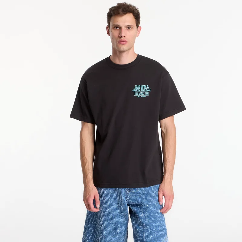 T-shirt Vans World Intl SS Tee Black L