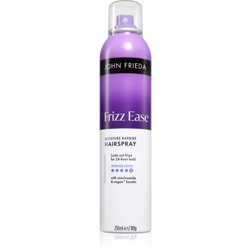 John Frieda Frizz Ease Moisture Barrier Hairspray ισχυρή λακ για τα μαλλιά ανθεκτικό στην υγρασία 250 ml