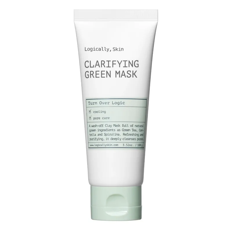 Logically, Skin Clarifying Green Maschera Argilla Purificante 100g