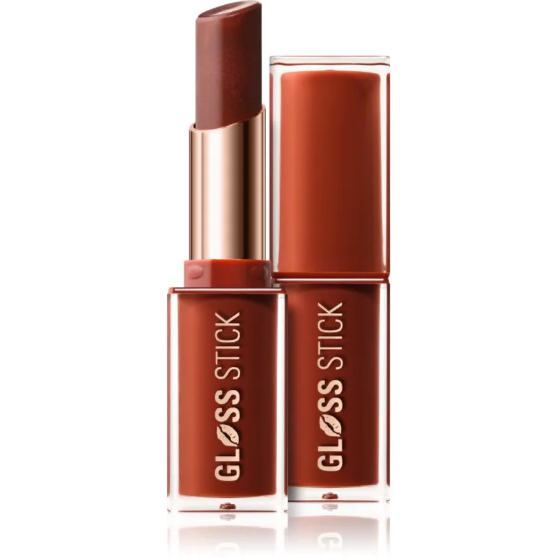 Revolution Pout Lip Gloss Stick ενυδατικό στιλπνό κραγιόν απόχρωση Shimmer Toasted Caramel 3 γρ